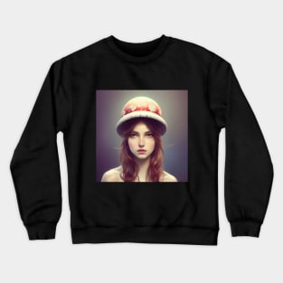 Mushroom Girl Crewneck Sweatshirt